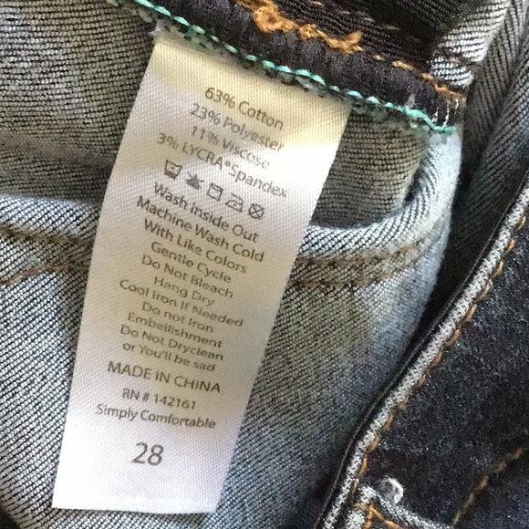 LULAROE SKINNY DENIM - SIZE 28 - Picture 5 of 9